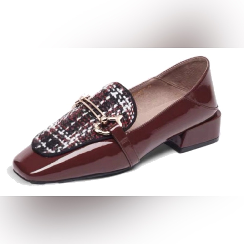 Kisscat Patent and tweet Loafers